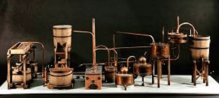 Destillierapparat um 1846